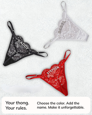 Tiffanya Signature Name Thong