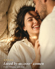 Couple laughing together, Tiffanya loved by 90,000+ women