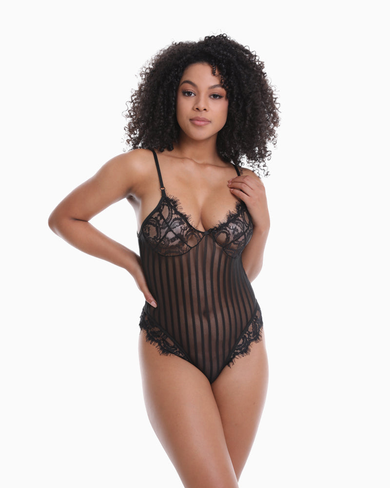 Seductive Laced Bodysuit