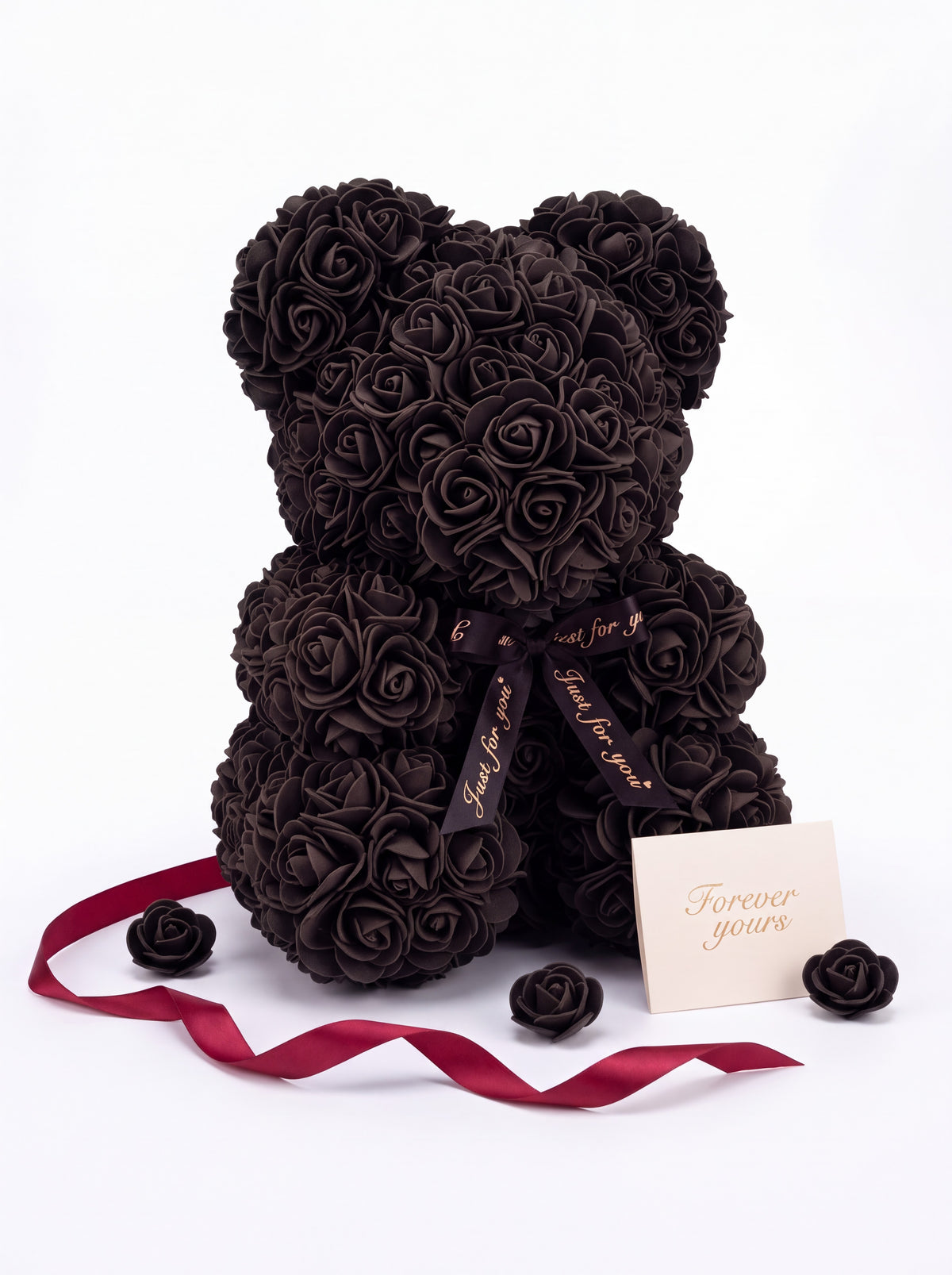 Tiffanya Forever Rose Bear - Midnight Black - Tiffanya Store