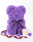 Tiffanya Forever Rose Bear - Deep Purple - Tiffanya Store