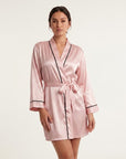 Tiffanya Satin Night Robe - Tiffanya Store