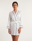 Tiffanya Satin Night Robe - Tiffanya Store